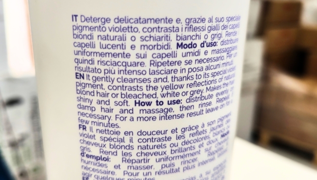 Biosky by Tricol | Silver Shampoo per capelli biondi e grigi da 1000ml